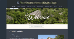 Desktop Screenshot of ownersclubbartoncreek.com